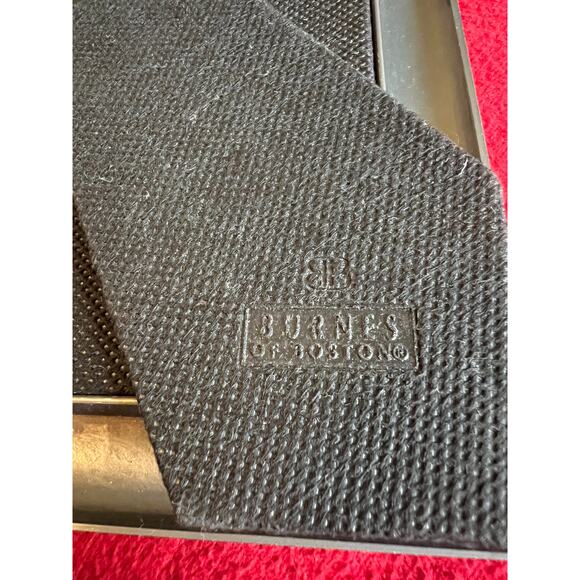 Burnes of Boston antique brushed silver metal ornate floral picture photo frame - Picture 5 of 10